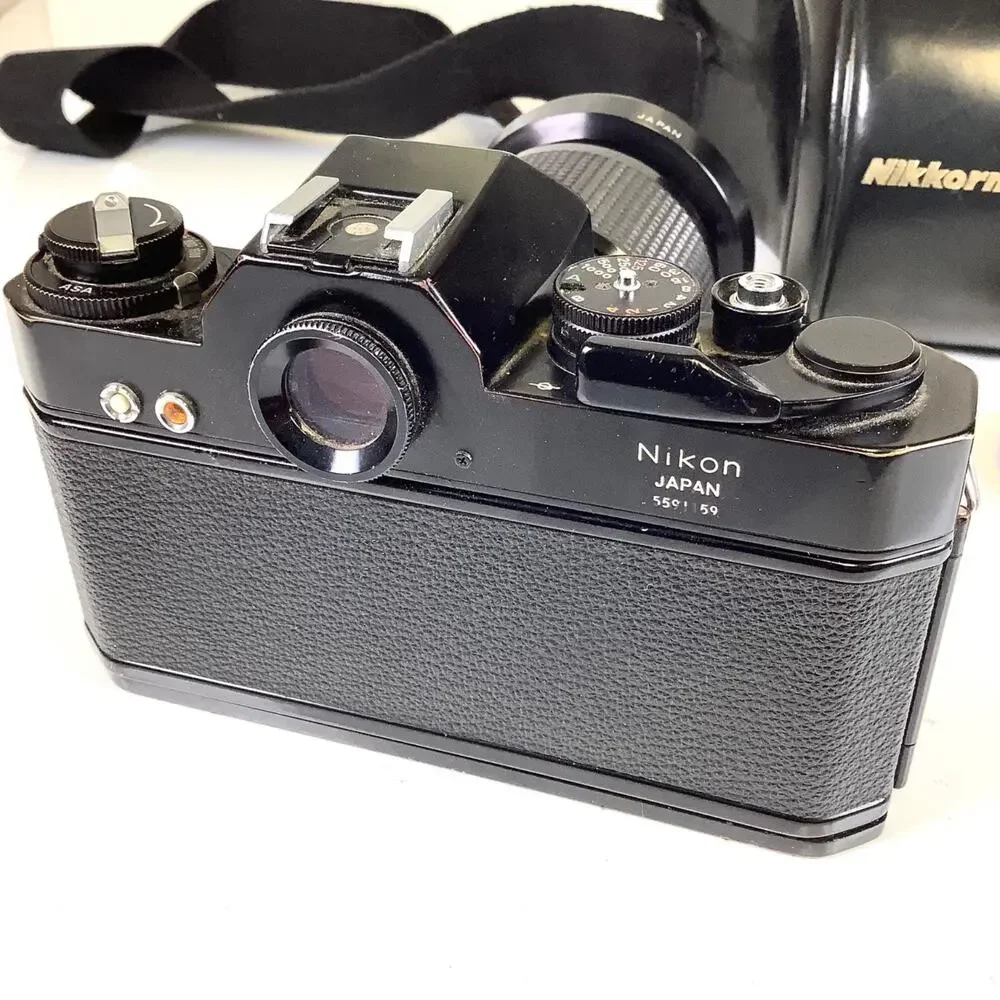 TESTED Nikon Nikomat EL 35mm SLR Film Camera w/NIKKOR 43-86mm F3.5 Lens